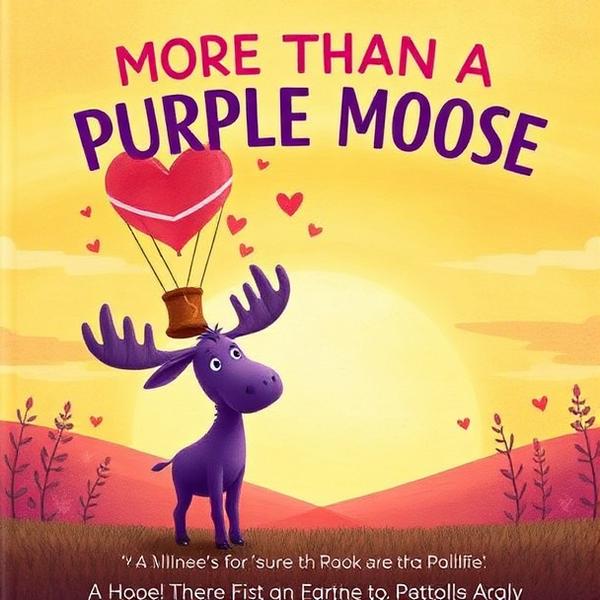 More Than a Purple Moose storybook cover